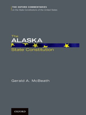 cover image of The Alaska State Constitution